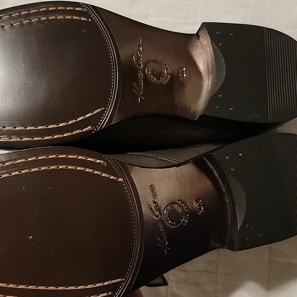 Kenneth Cole size 10 1/2 shoes, brand new. Dark brown Leather. - Picture 7 of 7